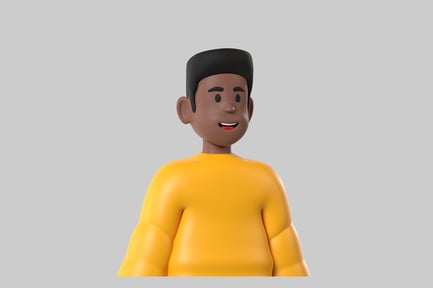 Preview: Cartoon character with yellow shirt