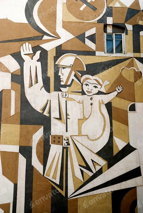 Preview: street mural baku azerbaijan caucasus travel urban soviet art