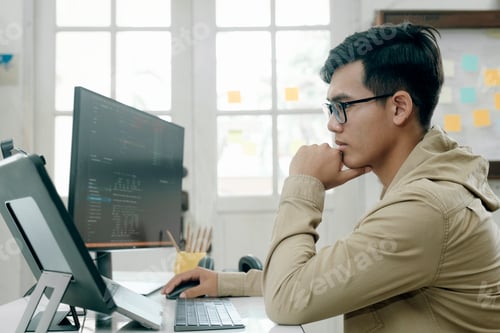 Preview: Programmers and developer teams are coding and developing software