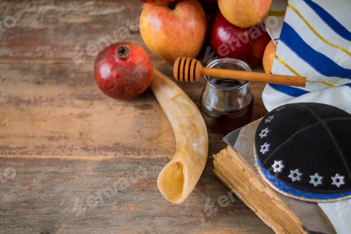 Preview: Jewish Holiday Rosh hashanah jewish New Year holiday concept