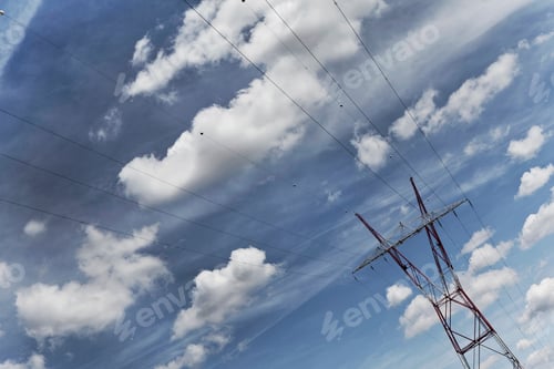 Preview: Pylon and power line