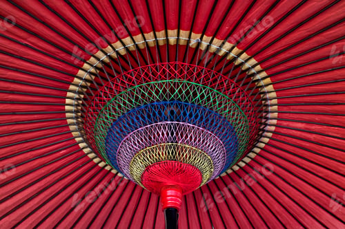 Preview: Colorful Japanese parasol