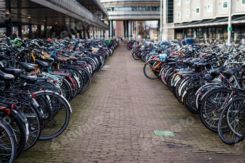 Preview: Huge bicycle parking in Amsterdam