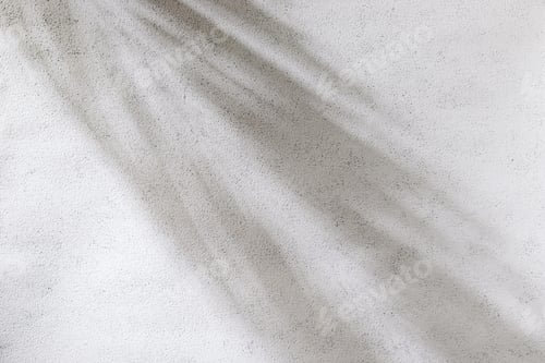 Preview: Palm leaf shadow on white concrete wall. Minimal summer exotic concept with copy space