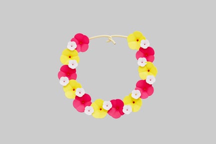 Preview: Spring flower wreath decoration