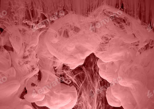 Preview: Ink Bright In Water On Black Background