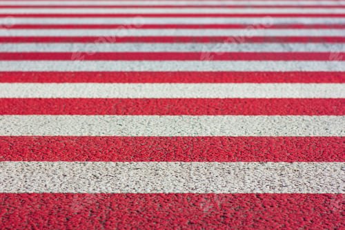 Preview: Red and white stripes fading depth of field effect texture background