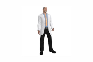 Preview: Figure man in lab coat