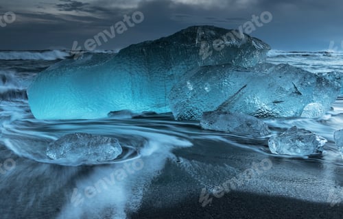 Preview: Diamond beach in Iceland