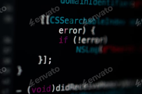 Preview: Programming code abstract technology background of software developer.