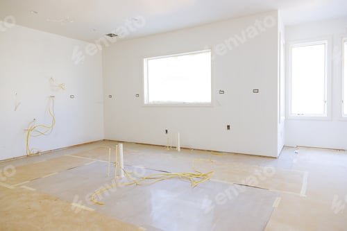 Preview: New home installing material for repairs in an apartment is under construction, remodeling, rebuild