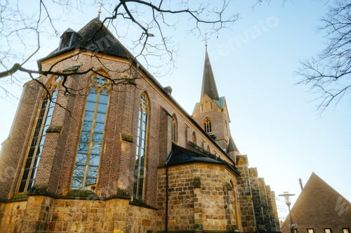 Preview: Catholic Church St. Georg in city Marl Germany.