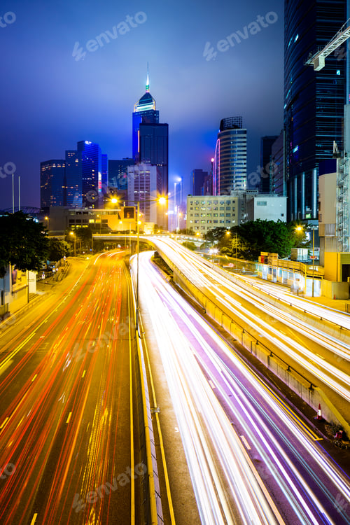 Preview: Busy traffic in Hong Kong