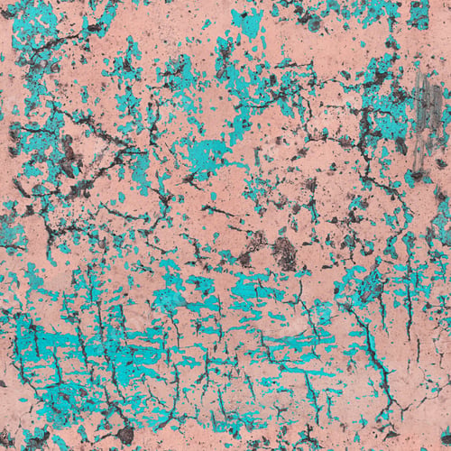 Preview: Concrete wall covered with many layers of old paint