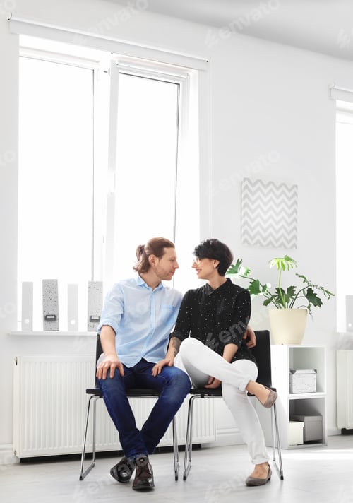 Preview: Coworkers having break in office