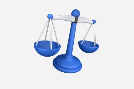 Preview: Finance Balance Scale 3D Illustration