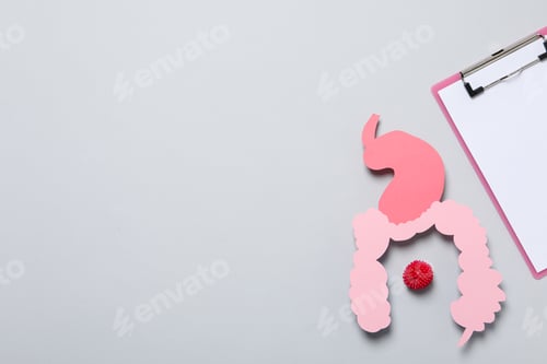 Preview: Concept of health care, stomach and intestinal problems