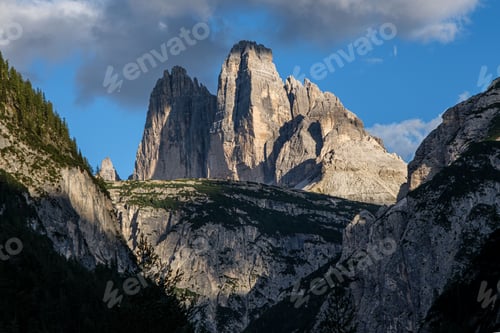 Preview: Beautiful view of the Dolomites Mountains UNESCO world heritage in South Tyrol, Italy