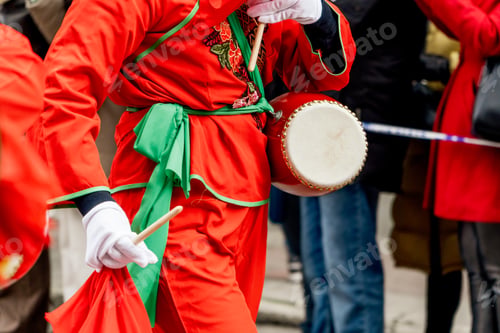 Preview: Tradition of drums performance on the Chinese New Year celebration