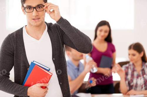 Preview: Confident and smart student.