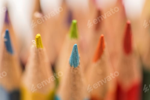 Preview: Colored drawing pencils in a variety of colors