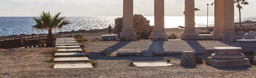 Preview: Temple of Apollo in the ancient city in Side, Turkey. Ruins of a Roman city.
