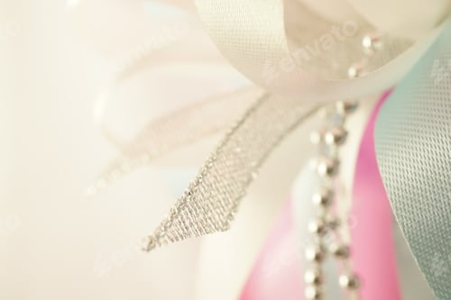 Preview: Sweet Color Ribbons In Soft Color Style For Background