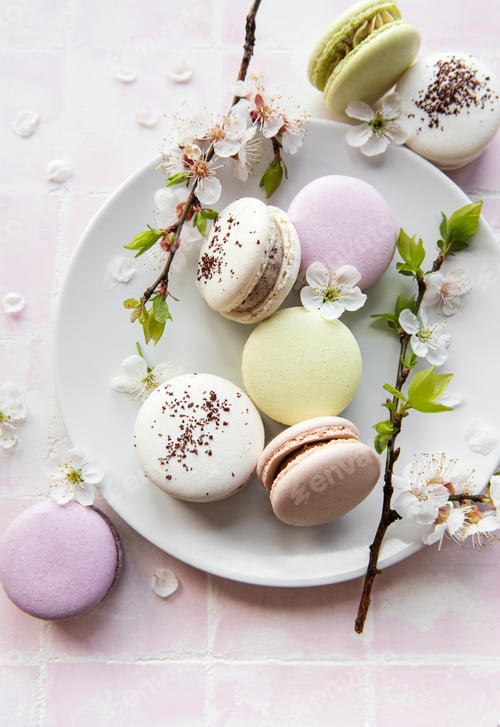 Preview: Colorful macaroons