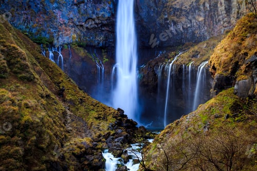 Preview: Kegon waterfall in autumn, Nikko, Japan