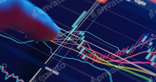 Preview: Stock market analysis on digital tablet