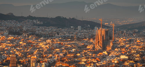 Preview: Barcelona sunset