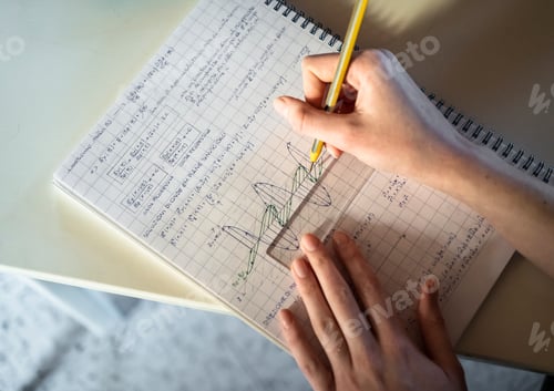 Preview: student solving math problem