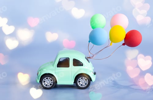 Preview: Toy car with balloons