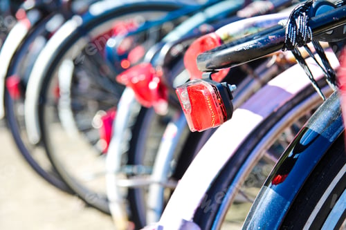 Preview: Bikes parked in the centre of amsterdam