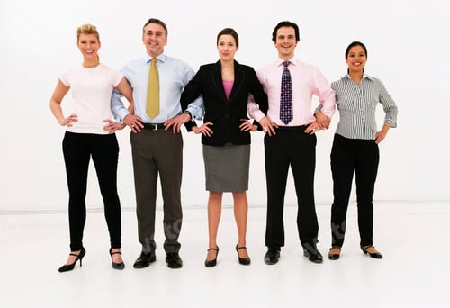 Preview: Confident business people united