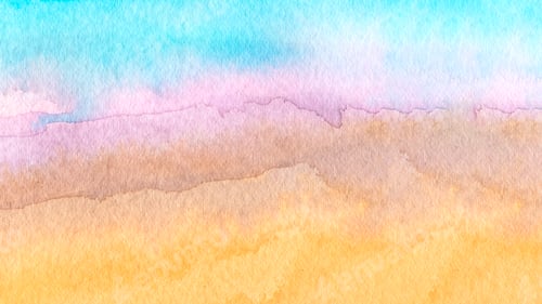 Preview: Watercolor Background with Blue, Pink, and Brown Hues