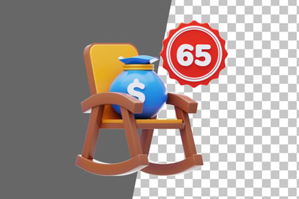 Preview: Retirement Age 3D Icon