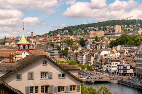 Preview: Switzerland, Zug, Old town cityscape