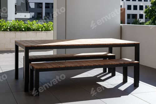 Preview: Table and chairs