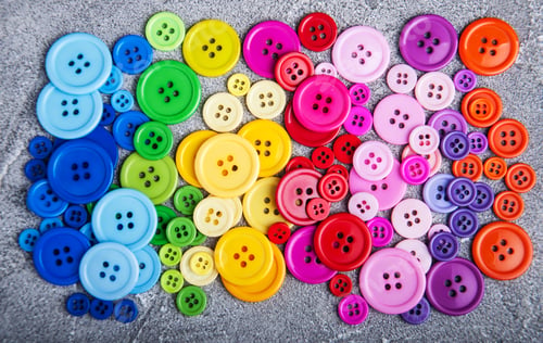 Preview: Colorful plastic clothing buttons