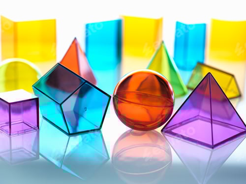 Preview: Geometric shapes used in maths and calculus education