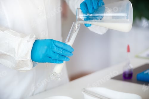 Preview: Testing and analysis of milk quality in a modern laboratory for dairy industry compliance and safety