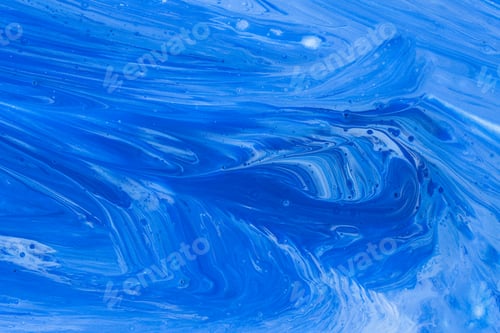 Preview: Abstract flow of liquid paints in mix