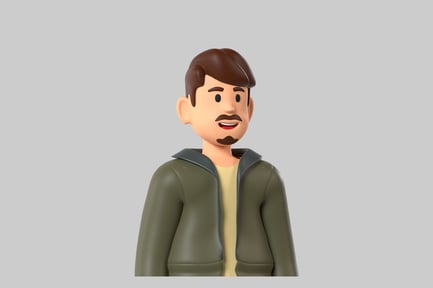 Preview: Cartoon man with beard