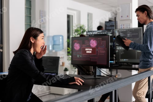 Preview: Asian app developer having web server hacked