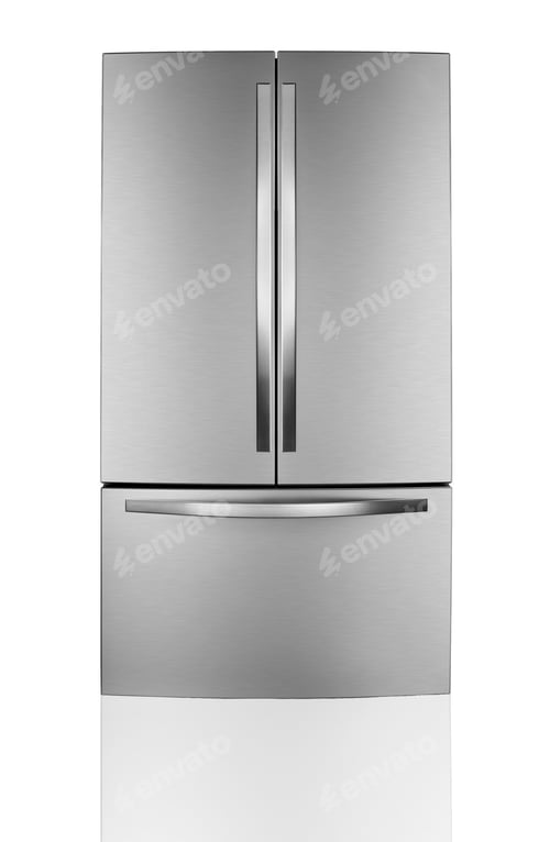 Preview: Fridge isolated on white background