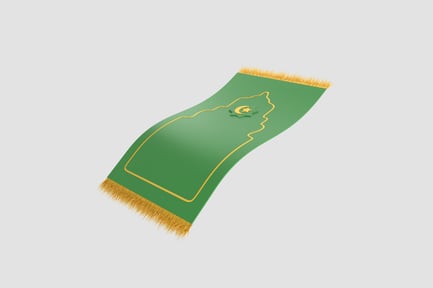 Preview: Prayer Mat 3D Illustration