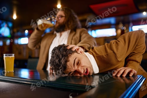 Preview: Crazy behavior of football fans at sport bar