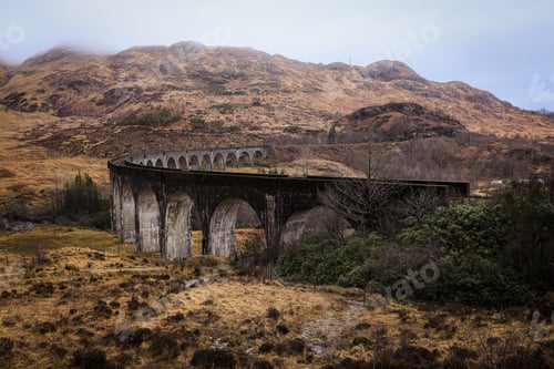 Preview: Glenfinnan Viaduct captures stunning Scottish landscapes with dramatic mountain backdrop