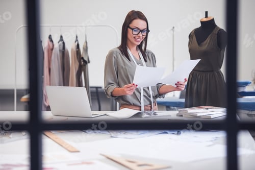Preview: Attractive designer working